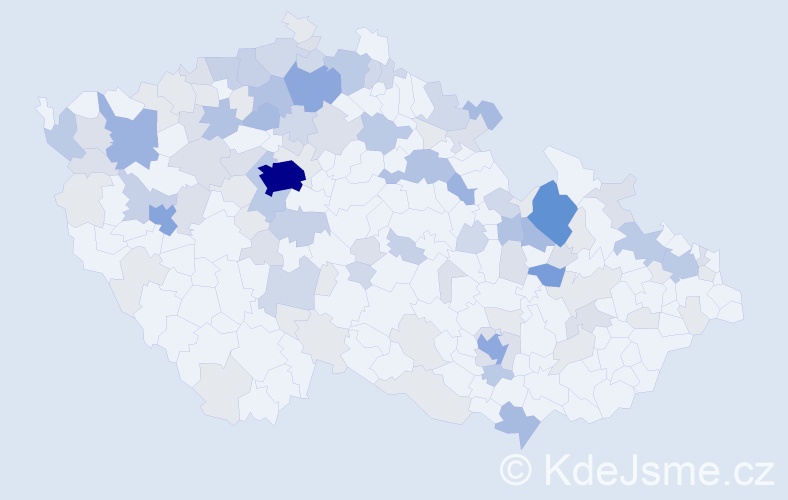 Příjmení: 'Vogel', počet výskytů 331 v celé ČR