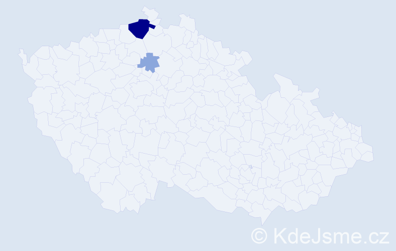 Příjmení: 'Kašuková', počet výskytů 9 v celé ČR