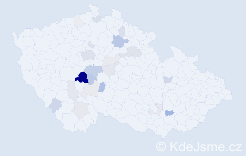 Příjmení: 'Bezkočková', počet výskytů 68 v celé ČR