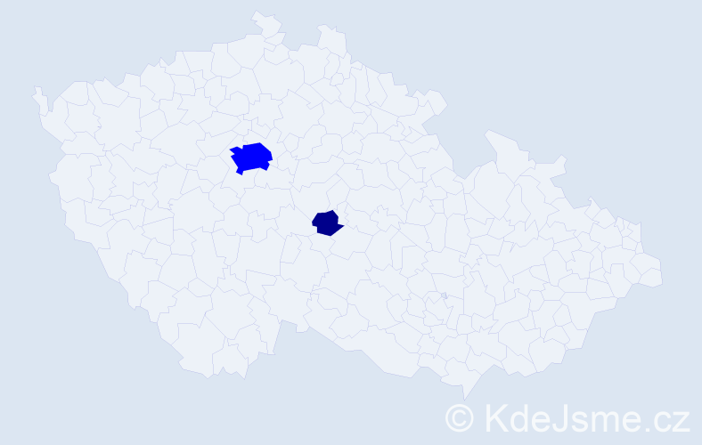 Příjmení: 'Košturiaková', počet výskytů 3 v celé ČR