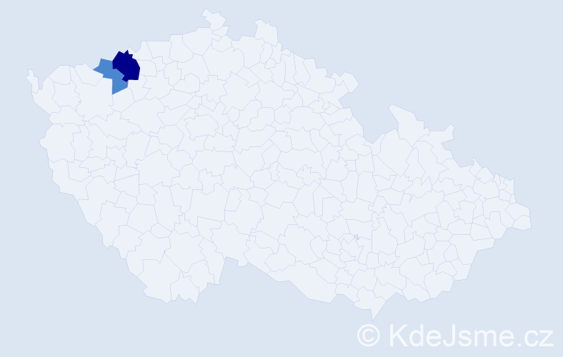 Příjmení: 'Kalijanková', počet výskytů 4 v celé ČR