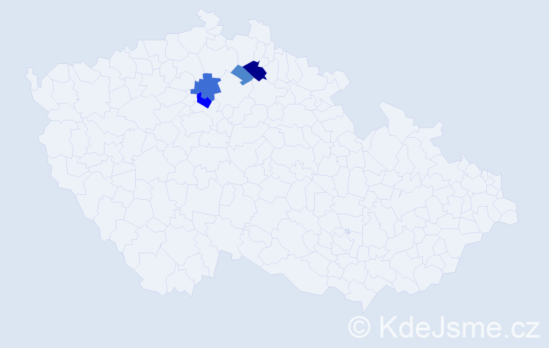 Příjmení: 'Pomrhoncová', počet výskytů 11 v celé ČR