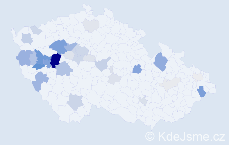 Příjmení: 'Dezort', počet výskytů 134 v celé ČR