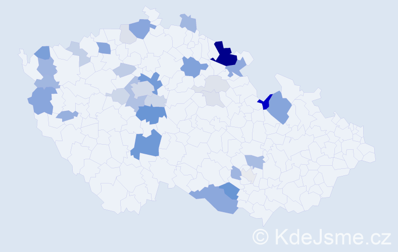 Příjmení: 'Demuthová', počet výskytů 92 v celé ČR