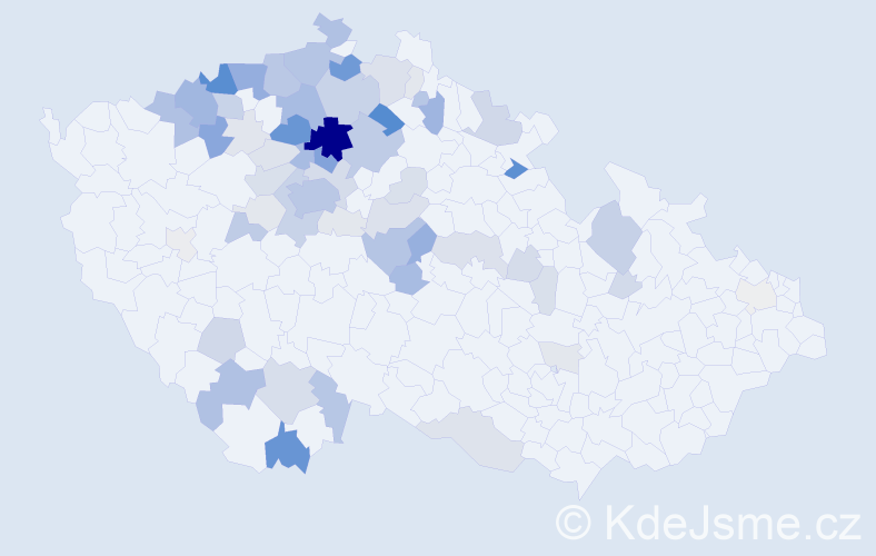 Příjmení: 'Rameš', počet výskytů 256 v celé ČR