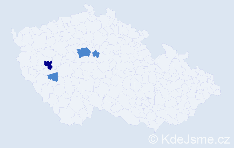 Příjmení: 'Broško', počet výskytů 6 v celé ČR