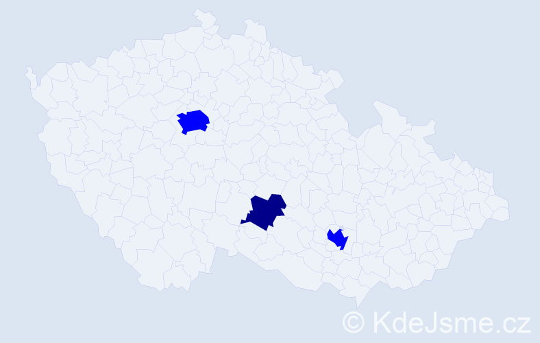 Příjmení: 'Kyshenyuk', počet výskytů 4 v celé ČR