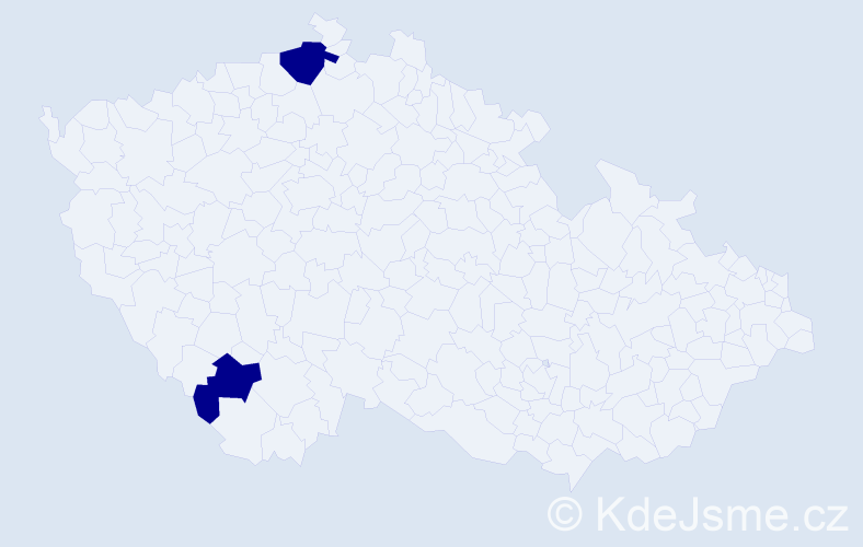 Příjmení: 'Adée', počet výskytů 4 v celé ČR