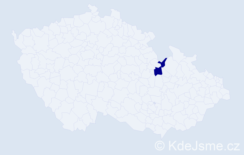 Příjmení: 'Rudalska', počet výskytů 2 v celé ČR