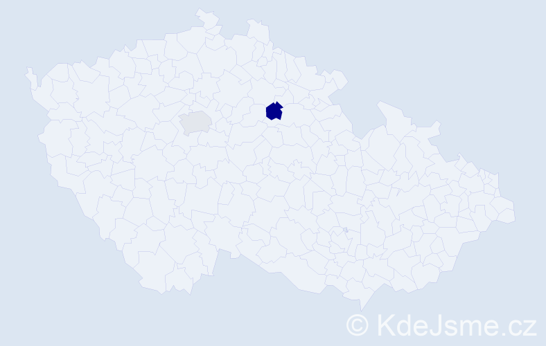 Příjmení: 'Tyščenková', počet výskytů 4 v celé ČR