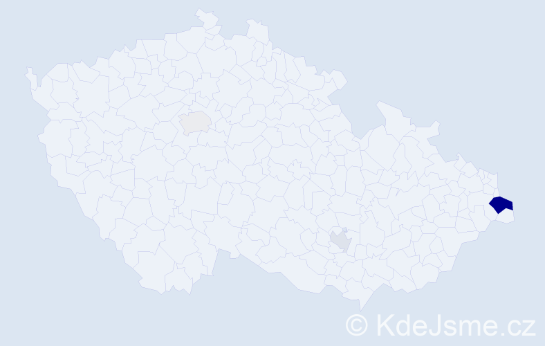 Příjmení: 'Topalidis', počet výskytů 8 v celé ČR