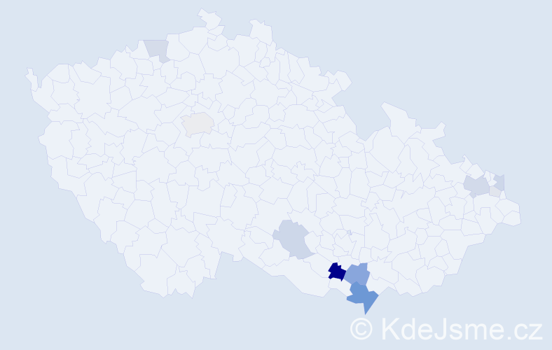 Příjmení: 'Osiková', počet výskytů 31 v celé ČR