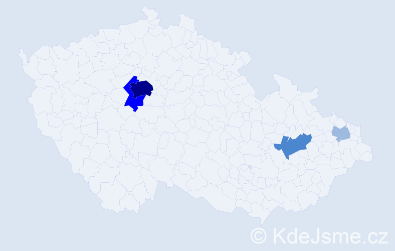 Příjmení: 'Pišoft', počet výskytů 10 v celé ČR