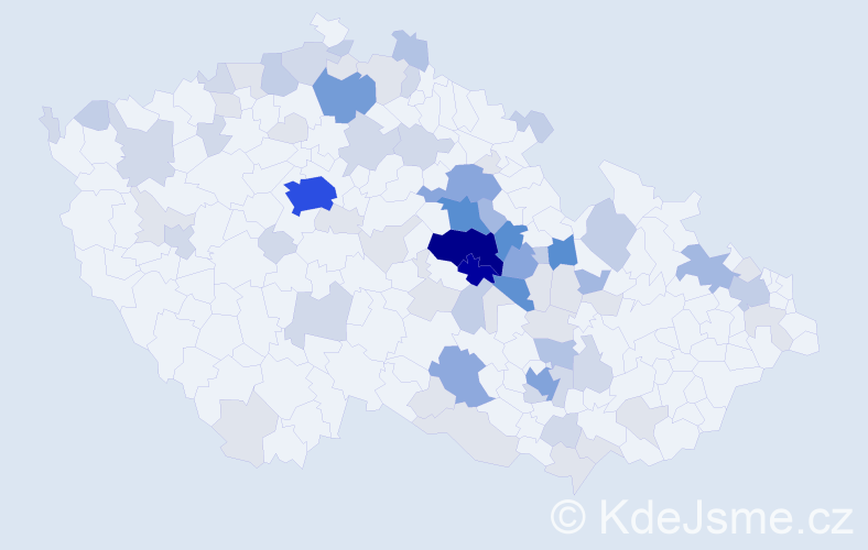 Příjmení: 'Filipiová', počet výskytů 274 v celé ČR