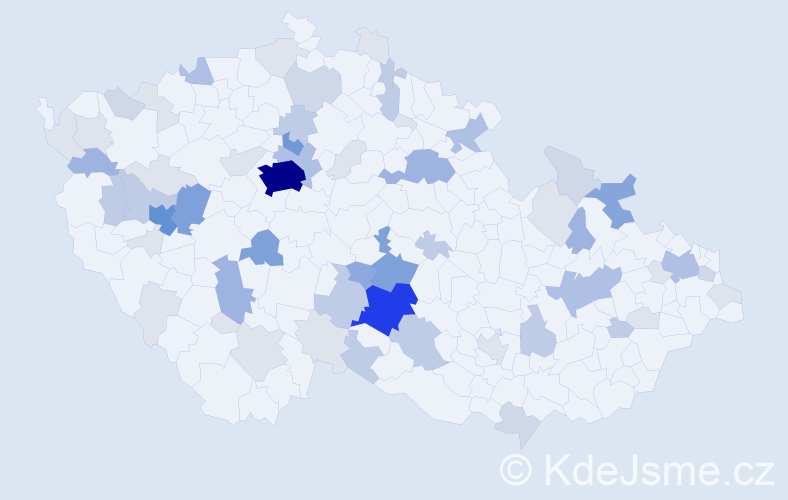 Příjmení: 'Hejsek', počet výskytů 211 v celé ČR