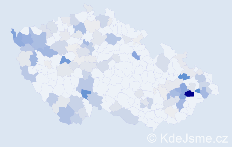 Příjmení: 'Kundrát', počet výskytů 403 v celé ČR