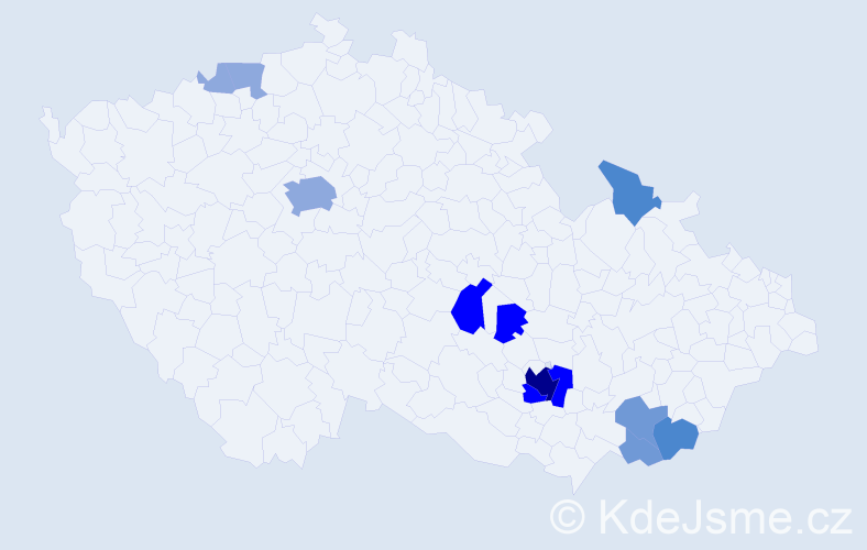 Příjmení: 'Tálská', počet výskytů 31 v celé ČR