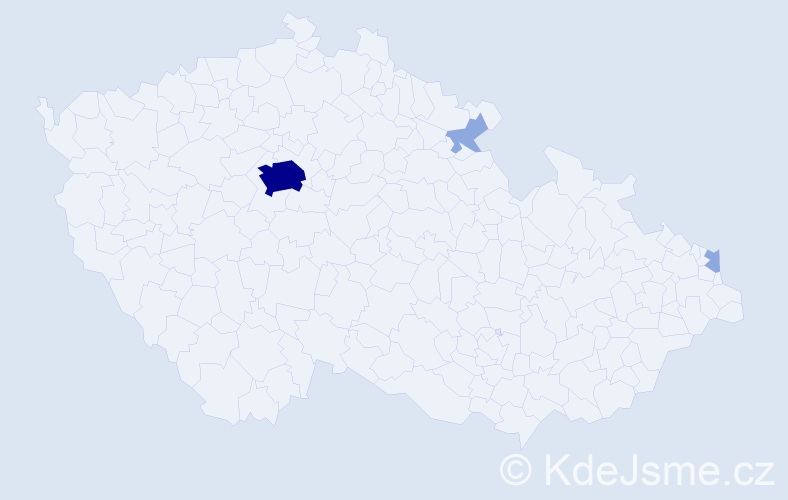 Příjmení: 'Simons', počet výskytů 8 v celé ČR