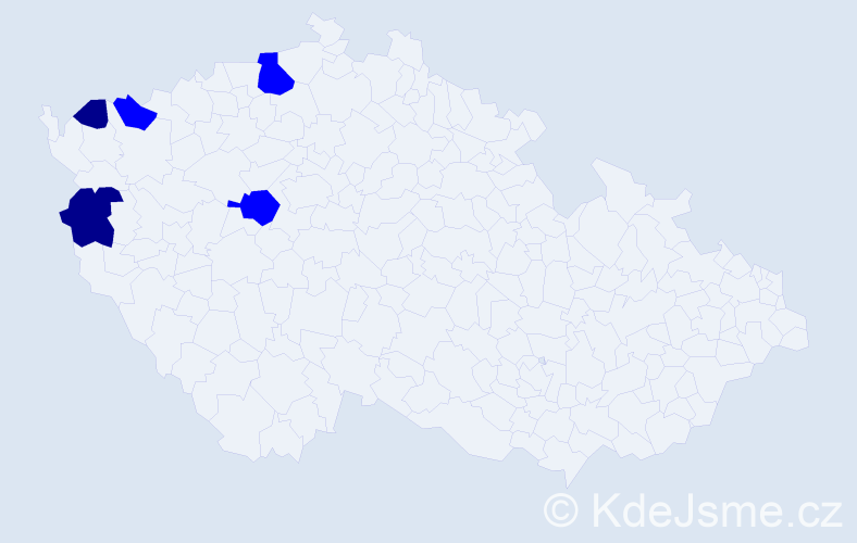 Příjmení: 'Korodi', počet výskytů 7 v celé ČR