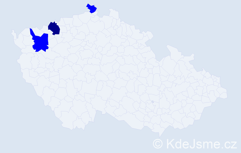 Příjmení: 'Kazberuk', počet výskytů 4 v celé ČR