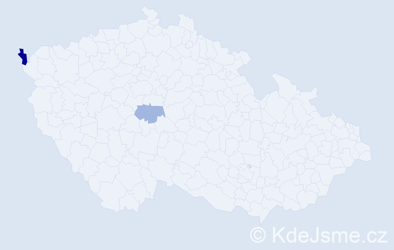 Příjmení: 'Angermann', počet výskytů 3 v celé ČR