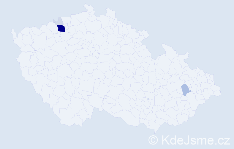 Příjmení: 'Karsa', počet výskytů 32 v celé ČR