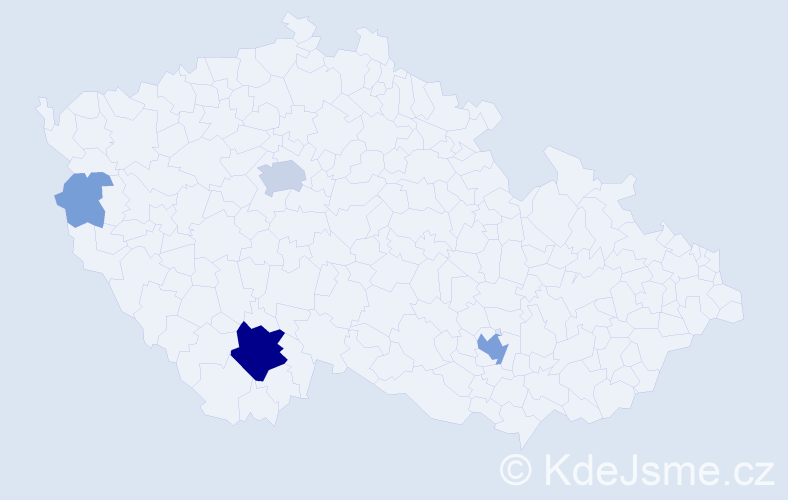 Příjmení: 'Karpianusová', počet výskytů 22 v celé ČR