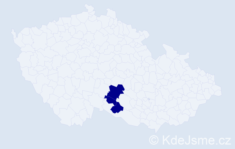 Příjmení: 'Matner', počet výskytů 3 v celé ČR