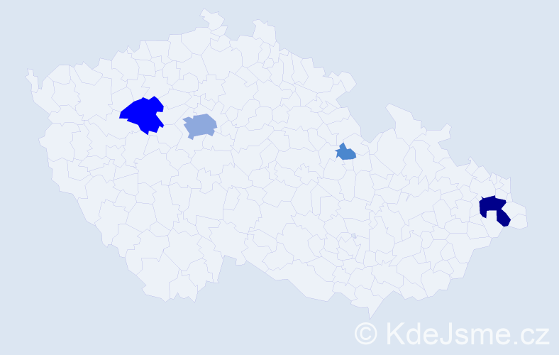 Příjmení: 'Nalevanková', počet výskytů 12 v celé ČR