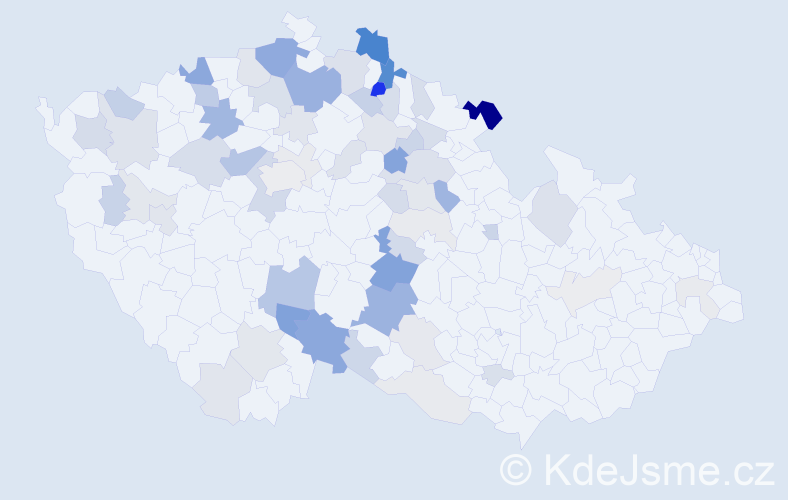 Příjmení: 'Fichtner', počet výskytů 179 v celé ČR