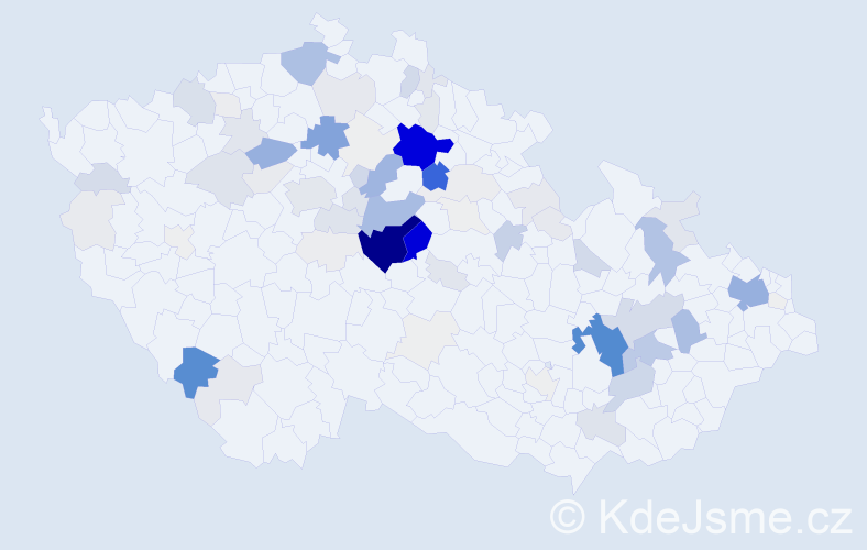 Příjmení: 'Čureja', počet výskytů 475 v celé ČR