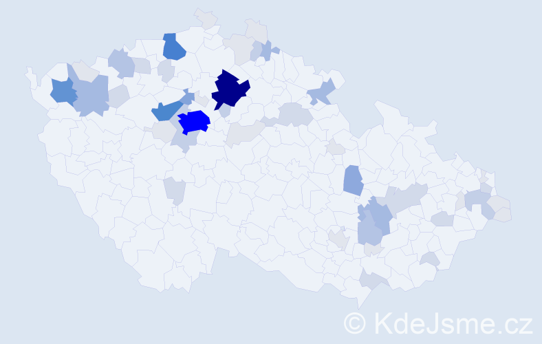 Příjmení: 'Fečo', počet výskytů 193 v celé ČR
