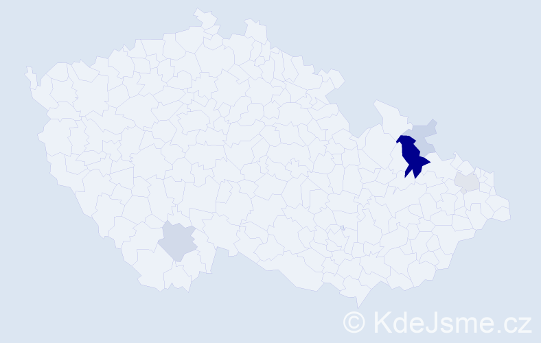 Příjmení: 'Breškovec', počet výskytů 16 v celé ČR