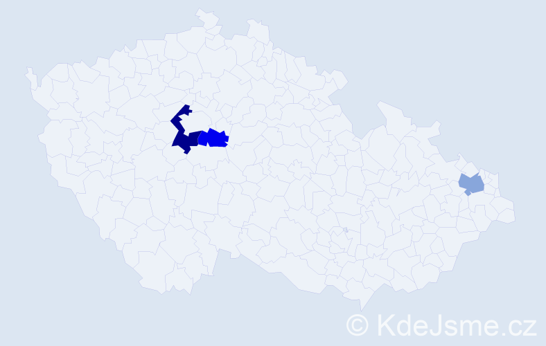 Příjmení: '"Al-Azawi"', počet výskytů 4 v celé ČR