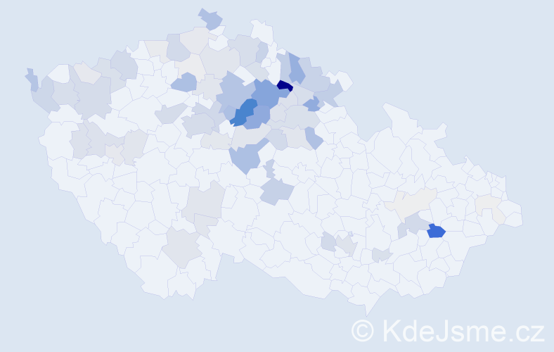 Příjmení: 'Dytrych', počet výskytů 346 v celé ČR