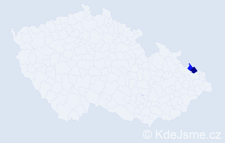 Příjmení: 'Birtek', počet výskytů 21 v celé ČR
