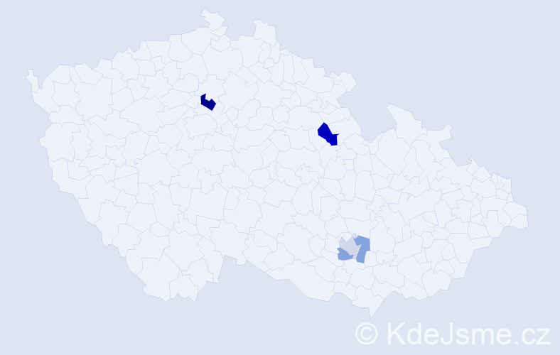 Příjmení: 'Tschöplová', počet výskytů 11 v celé ČR