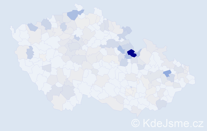 Příjmení: 'Luxová', počet výskytů 419 v celé ČR