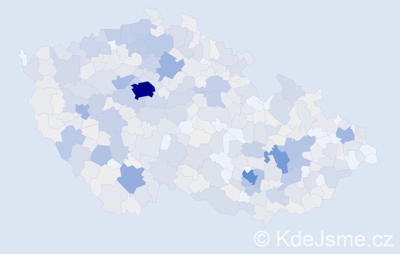 Příjmení: 'Kroupa', počet výskytů 2746 v celé ČR