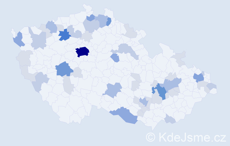 Příjmení: 'Funk', počet výskytů 132 v celé ČR