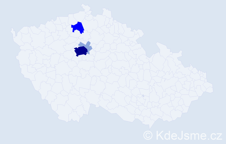 Příjmení: 'Nagajová', počet výskytů 11 v celé ČR
