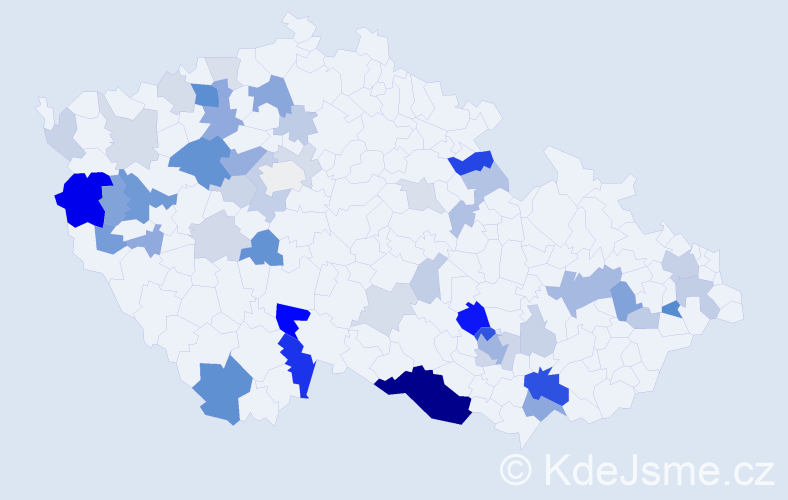 Příjmení: 'Galko', počet výskytů 132 v celé ČR