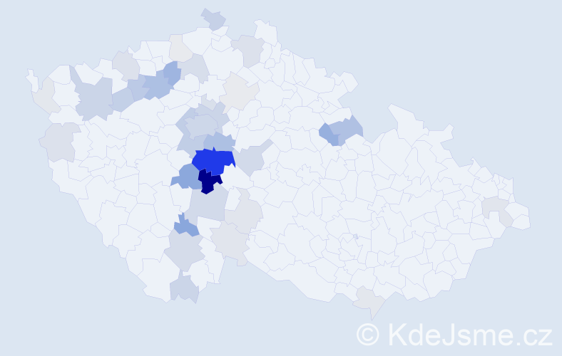 Příjmení: 'Baťha', počet výskytů 133 v celé ČR