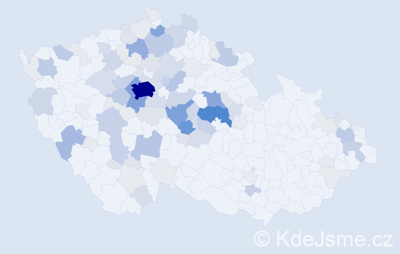 Příjmení: 'Petrus', počet výskytů 360 v celé ČR