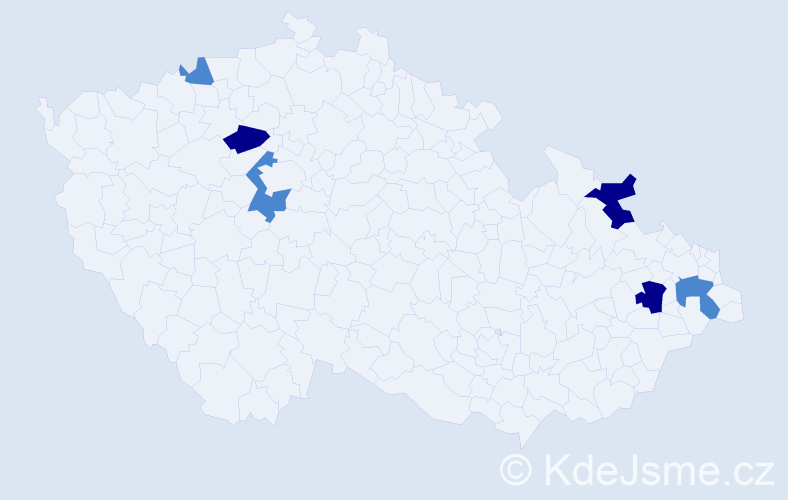 Příjmení: 'Wehrsingerová', počet výskytů 12 v celé ČR