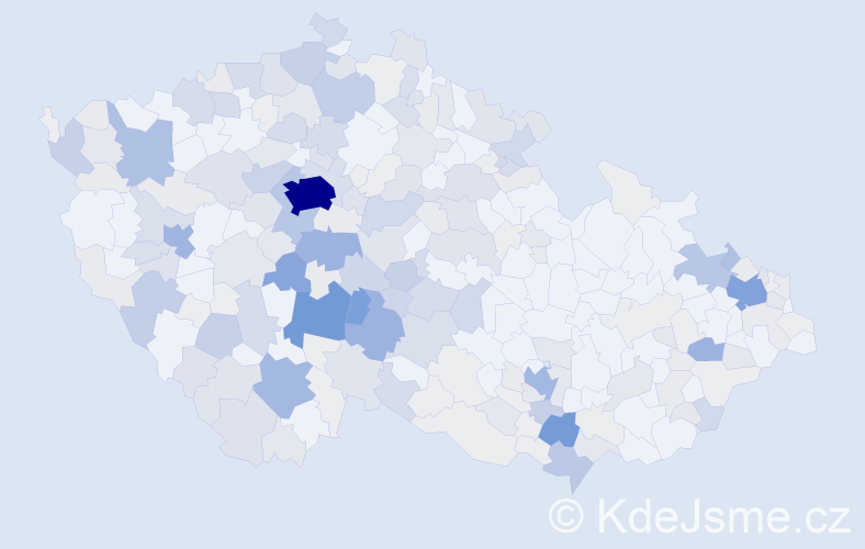 Příjmení: 'Papežová', počet výskytů 966 v celé ČR
