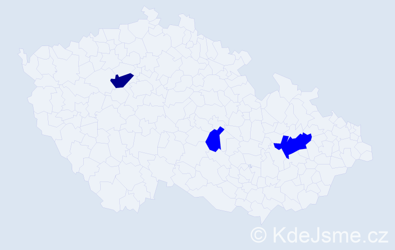 Příjmení: 'Poljakovová', počet výskytů 4 v celé ČR