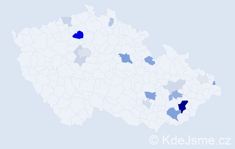 Příjmení: 'Gonzalez', počet výskytů 40 v celé ČR