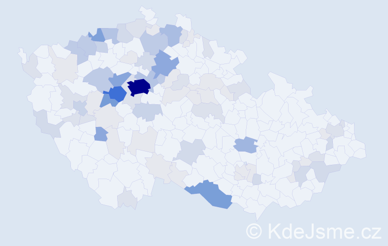 Příjmení: 'Merhaut', počet výskytů 290 v celé ČR