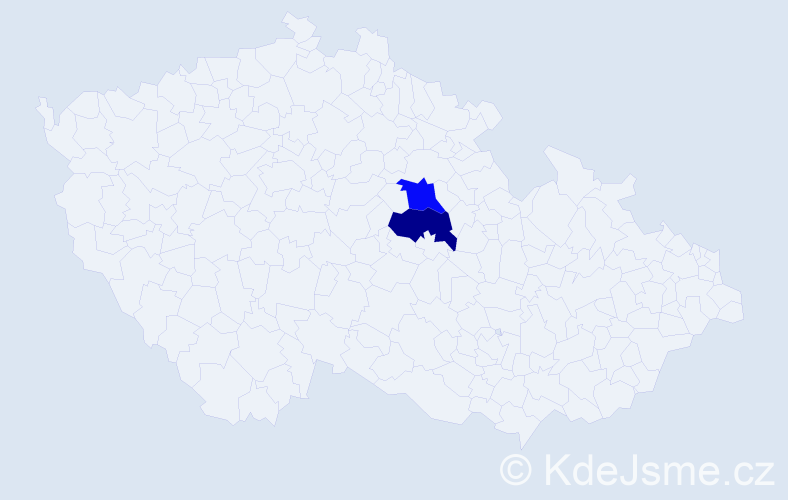 Příjmení: 'Oriabko', počet výskytů 4 v celé ČR
